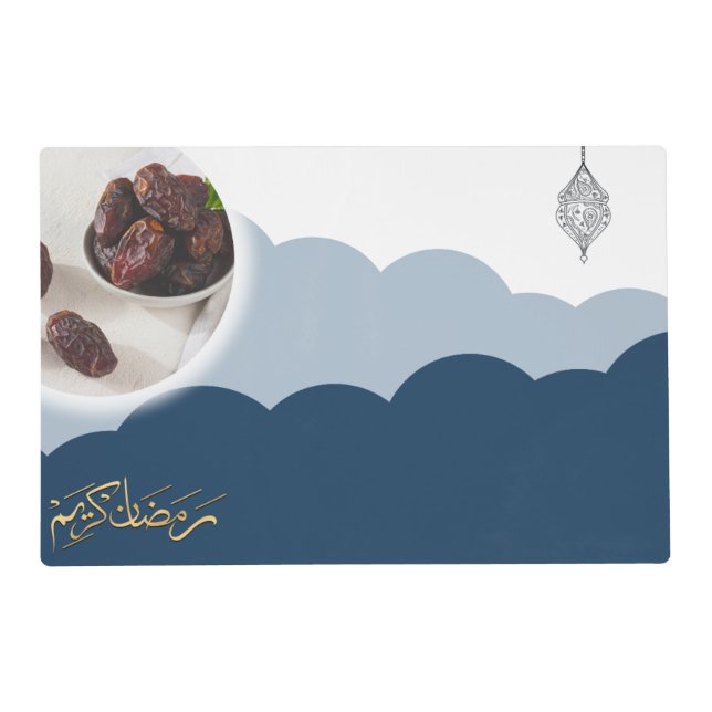 Modern Aesthetic Ramadan Placemat (Front)