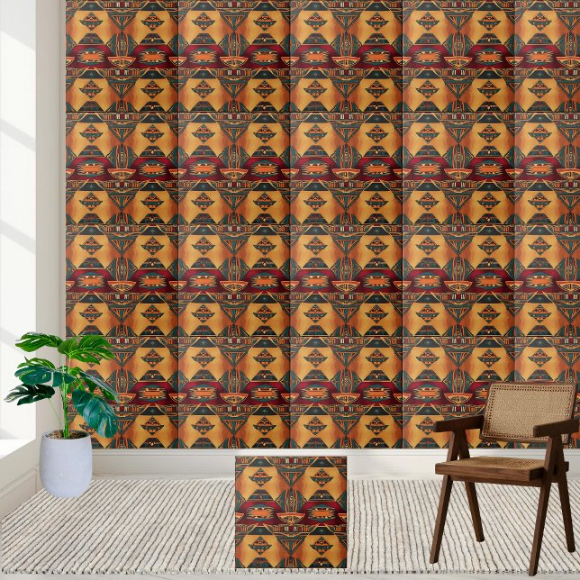 Modern African Inspired Pattern Tile (Modern African Inspired Pattern Tile)