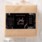 Modern Agate Black Rose Gold Body Butter Labels