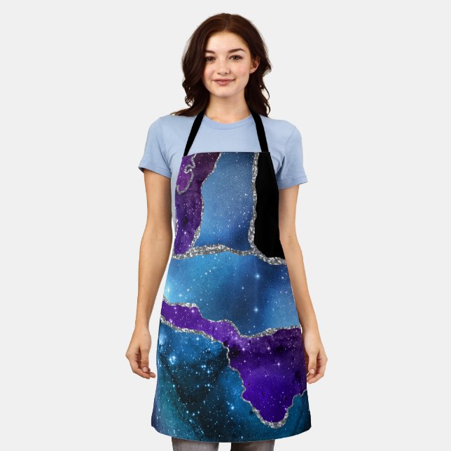 Modern Agate MultiColored Apron (Worn)