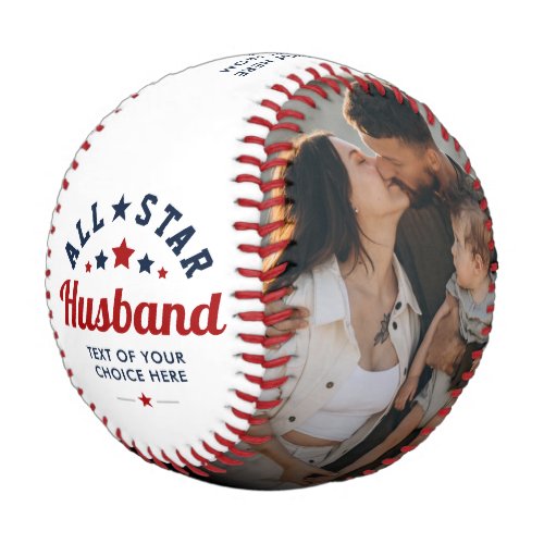 Modern All_Star Husband 2_Photo Personal Message Baseball