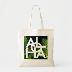 Modern Aloha Palm Hawaii Island Vibes Tote Bag