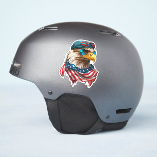 Modern American Eagle Tough Rider Sticker
