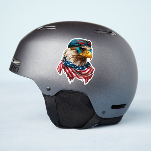 Modern American Eagle Tough Rider Sticker