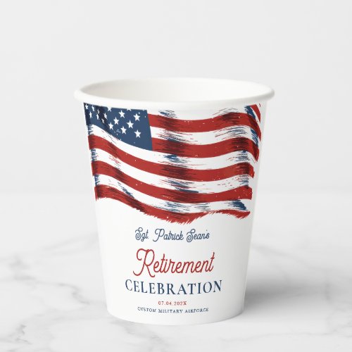  Modern American Flag 4th of July Army Retirement 