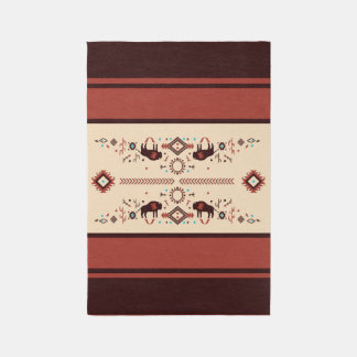 Modern American Native Influenced Pattern Rug