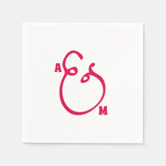 Modern Ampersand Monogrammed Wedding