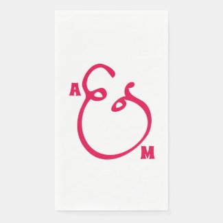 Modern Ampersand Monogrammed Wedding 
