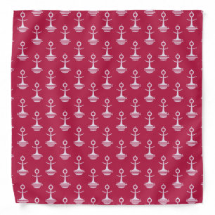 Modern Anchors Pattern Bandana