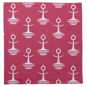 Modern Anchors Pattern Napkin