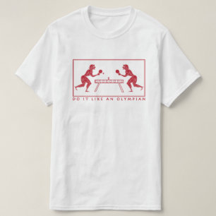 Modern Ancient Olympians Table Tennis T-Shirt