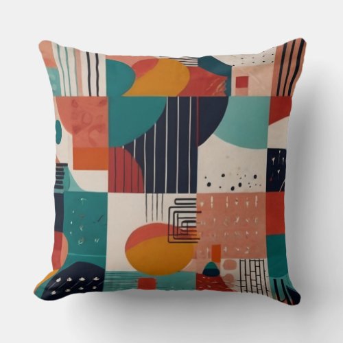 Modern and Artistic Designs Throw Pillow