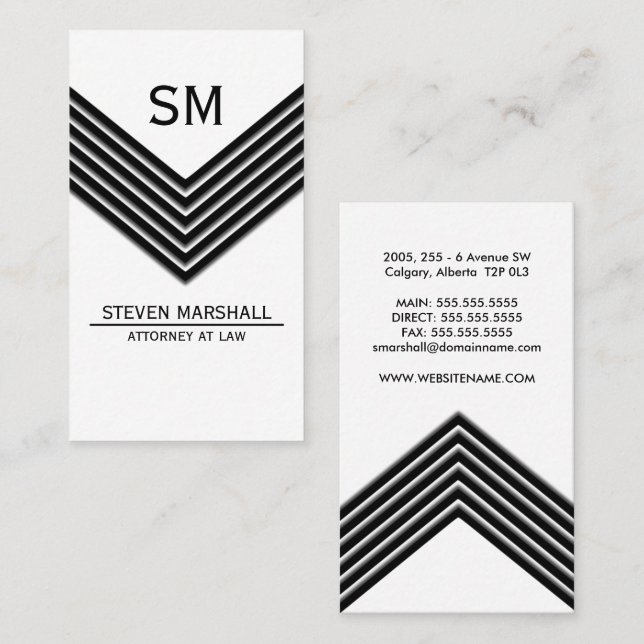 Modern and Bold Business Card (Front/Back)