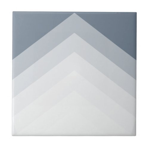 Modern and bold triangle pattern ceramic tile