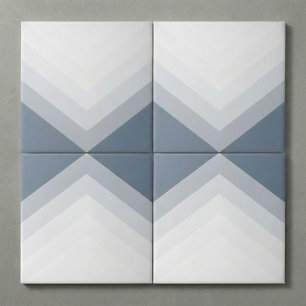 Modern and bold, triangle pattern ceramic tile