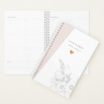 Modern And Chic Spiral Weekly/monthly Planner at Zazzle