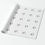 Modern and chic Wedding  Wrapping Paper<br><div class="desc">Modern and chic Wedding Wrapping Paper</div>