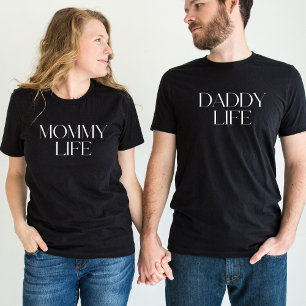Modern and Classy Typography Mommy Life Women's Tri-Blend Shirt