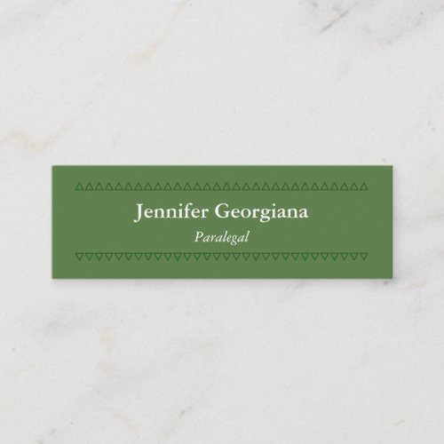 Modern and Clean Paralegal Business Card