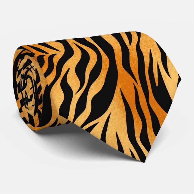 Modern and Colorful Animal Print Neck Tie (Rolled)
