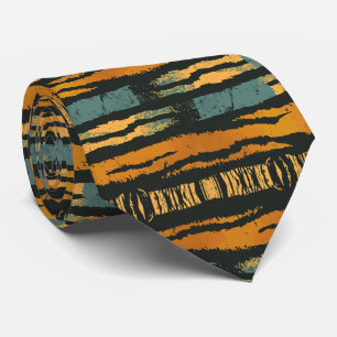 Modern and Colorful Animal Print Neck Tie
