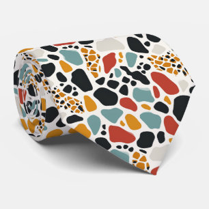Modern and Colorful Animal Print Neck Tie
