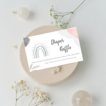 Modern and cute boho rainbow baby shower