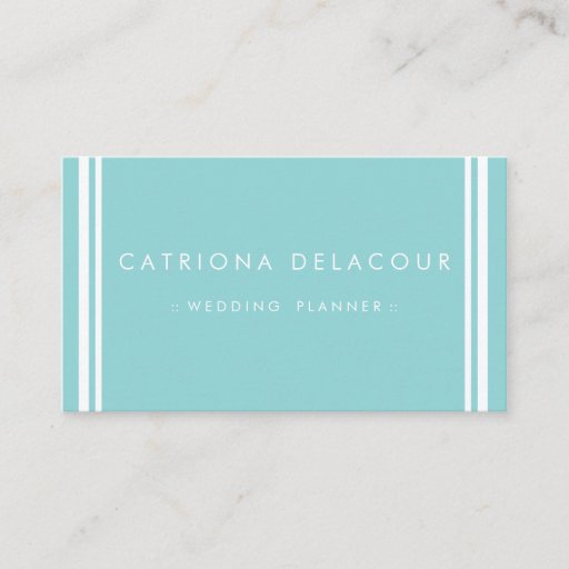 Customizable Modern and Elegant Blue Business Card