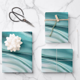 Modern and Elegant-Emerald Green- Wrapping Paper Sheets