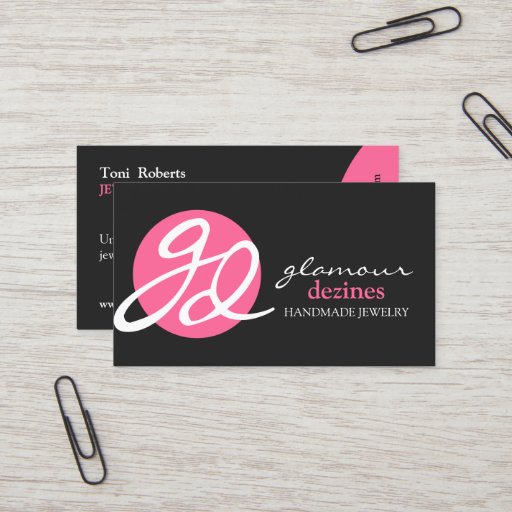 Customizable Modern and Elegant Jewelry Designer Business Cards