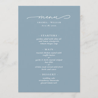 Modern and Elegant Menu