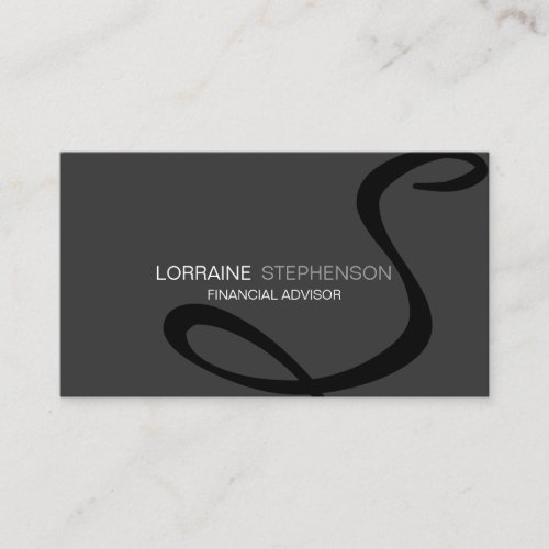 Modern and Elegant Monogram Business Card Template