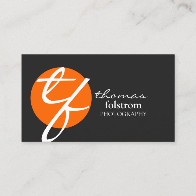 Modern and Elegant Personalized Business Card (Front)