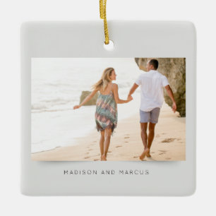 Modern and Elegant Photo Ceramic Ornament