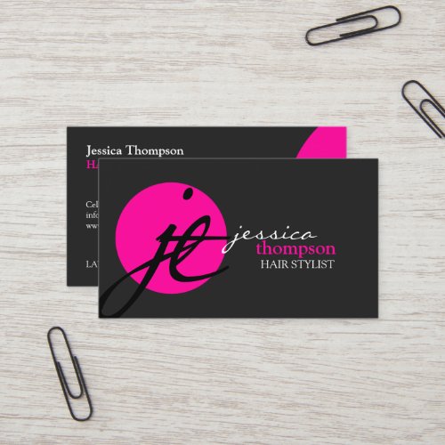 Modern and Elegant Stylist Business Card
