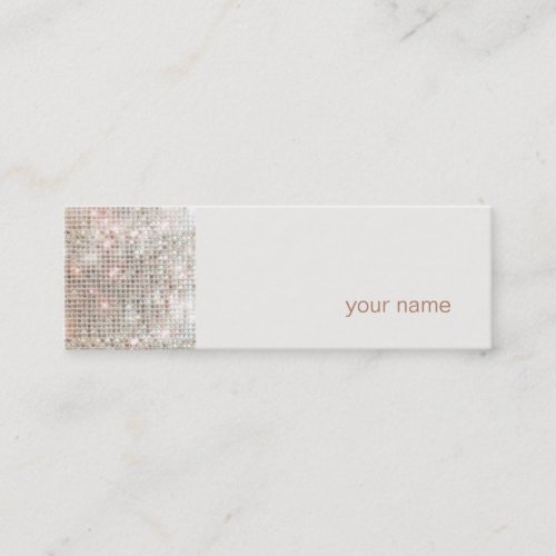 Modern and Hip Mini Profile Business Card