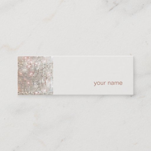 Customizable Modern and Hip Mini Profile Business Card