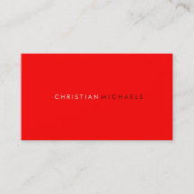 Modern and Minimal Business Card