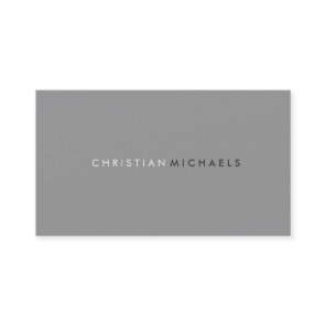 Modern and Minimal Business Card
