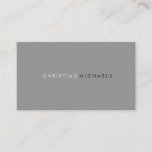 Modern And Minimal Business Card at Zazzle