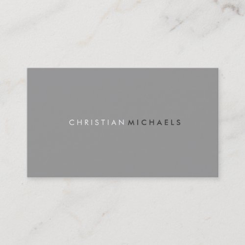 Modern and Minimal Business Card