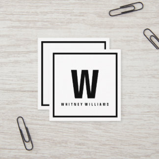 Modern and Minimal Business Cards | Black & White