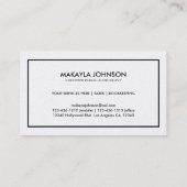 Modern and Minimal Certified Accountant Business Card (Back)