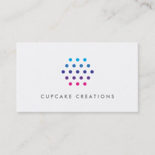 Modern and Minimal Color Dots Logo Business Card