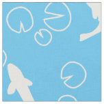Modern and minimal koi pattern fabric