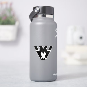 Modern and Minimal Letter W Monogram Sticker