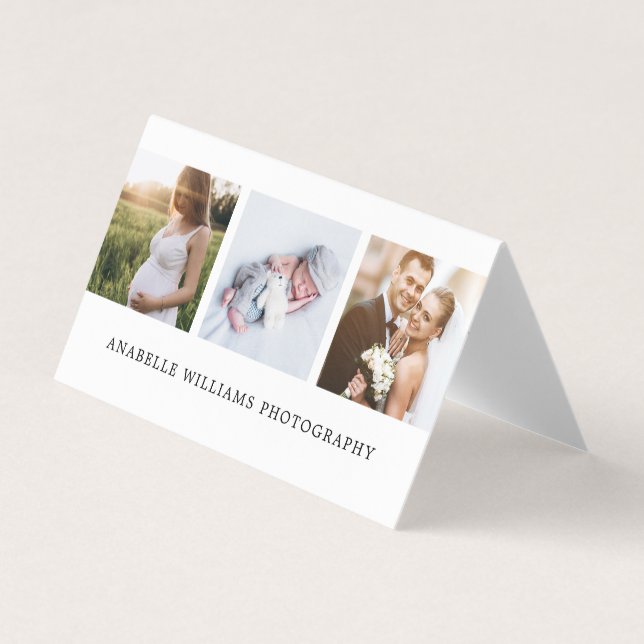 Modern and Minimal | Photography Business Card (Front)