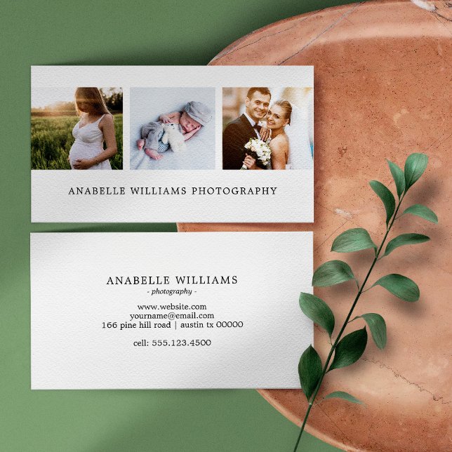 Modern and Minimal | Photography Business Card (Creator Uploaded)