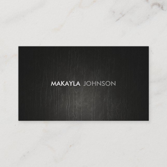 Modern and Minimal Professional Business Card (Front)