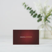 Modern and Minimal Professional Business Cards (Standing Front)